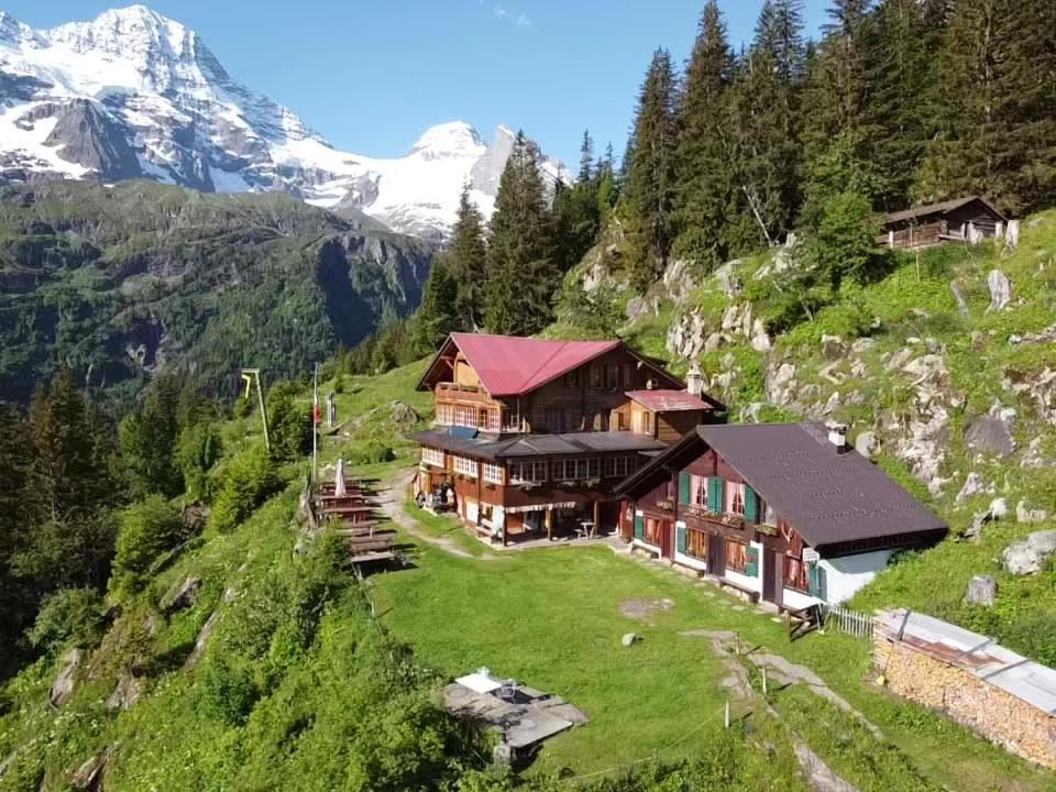 Berggasthaus Tschingelhorn Hotel Stechelberg Eksteriør billede