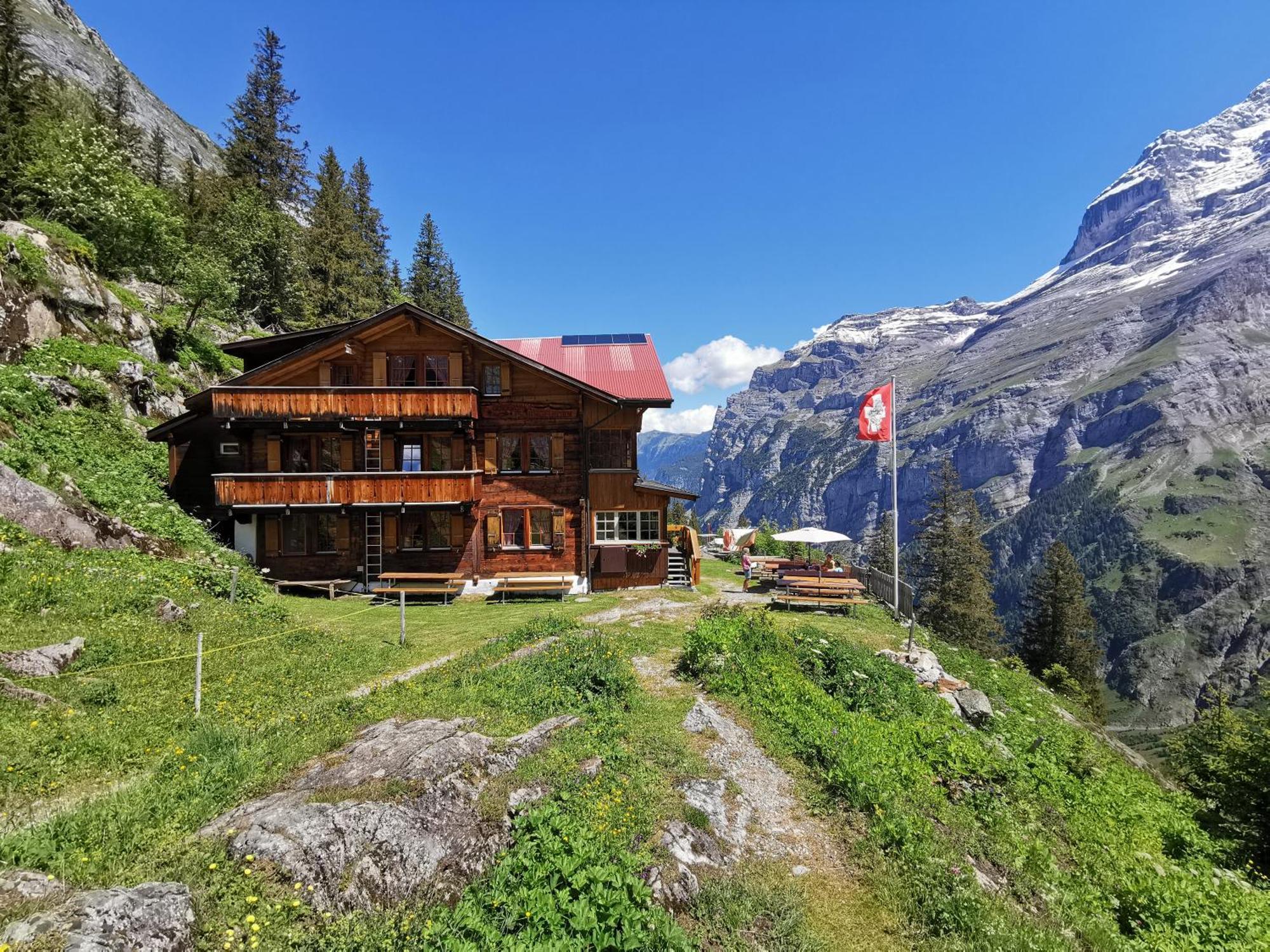 Berggasthaus Tschingelhorn Hotel Stechelberg Eksteriør billede